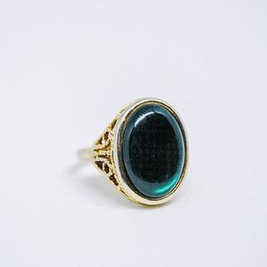 Vintage Green Costume Ring